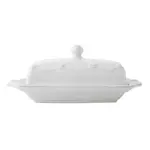 Juliska JULISKA Berry & Thread Butter Dish- Whitewash