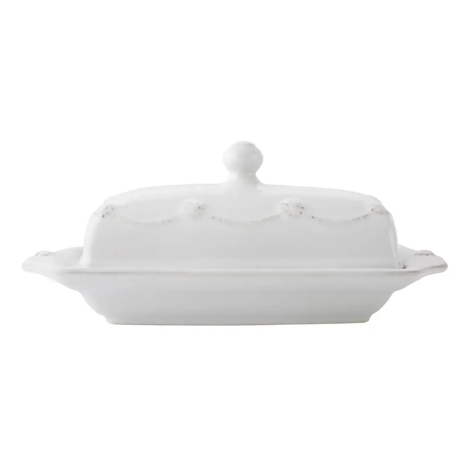 Juliska JULISKA Berry & Thread Butter Dish- Whitewash