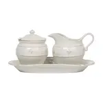 Juliska JULISKA Berry & Thread Sugar and Creamer Set/3pc - Whitewash