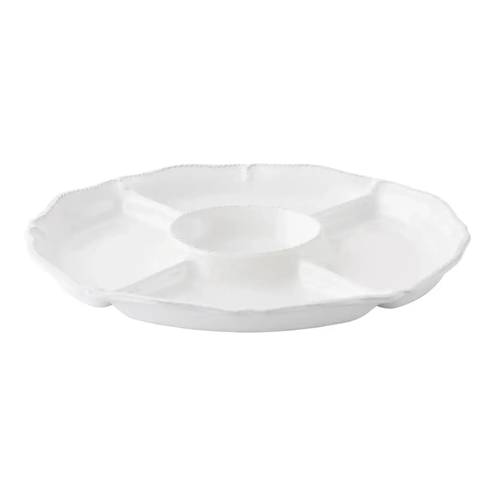 Juliska JULISKA Berry & Thread Crudite Platter- Whitewash