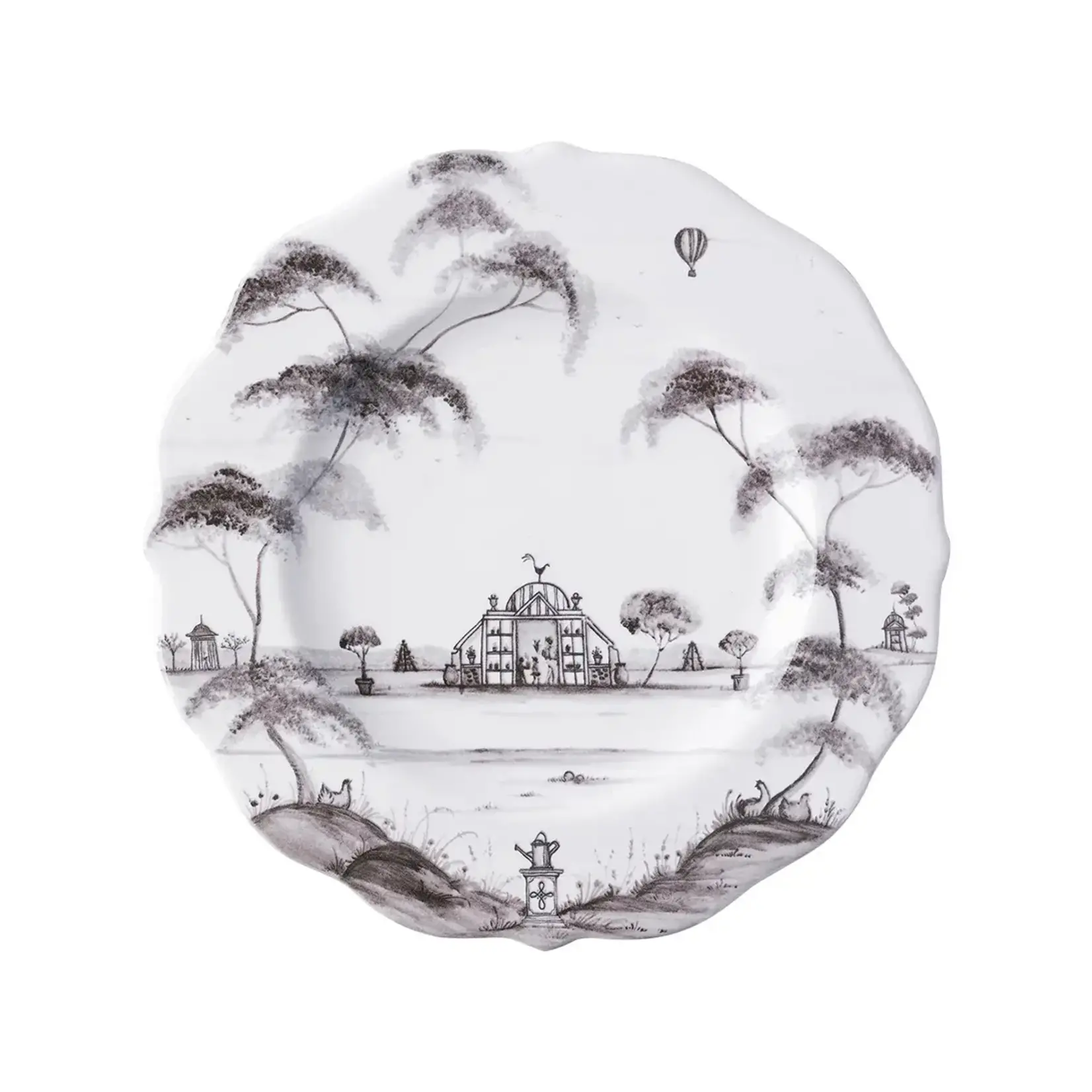 Juliska JULISKA Country Estate Dessert/Salad Plate- Flint Grey