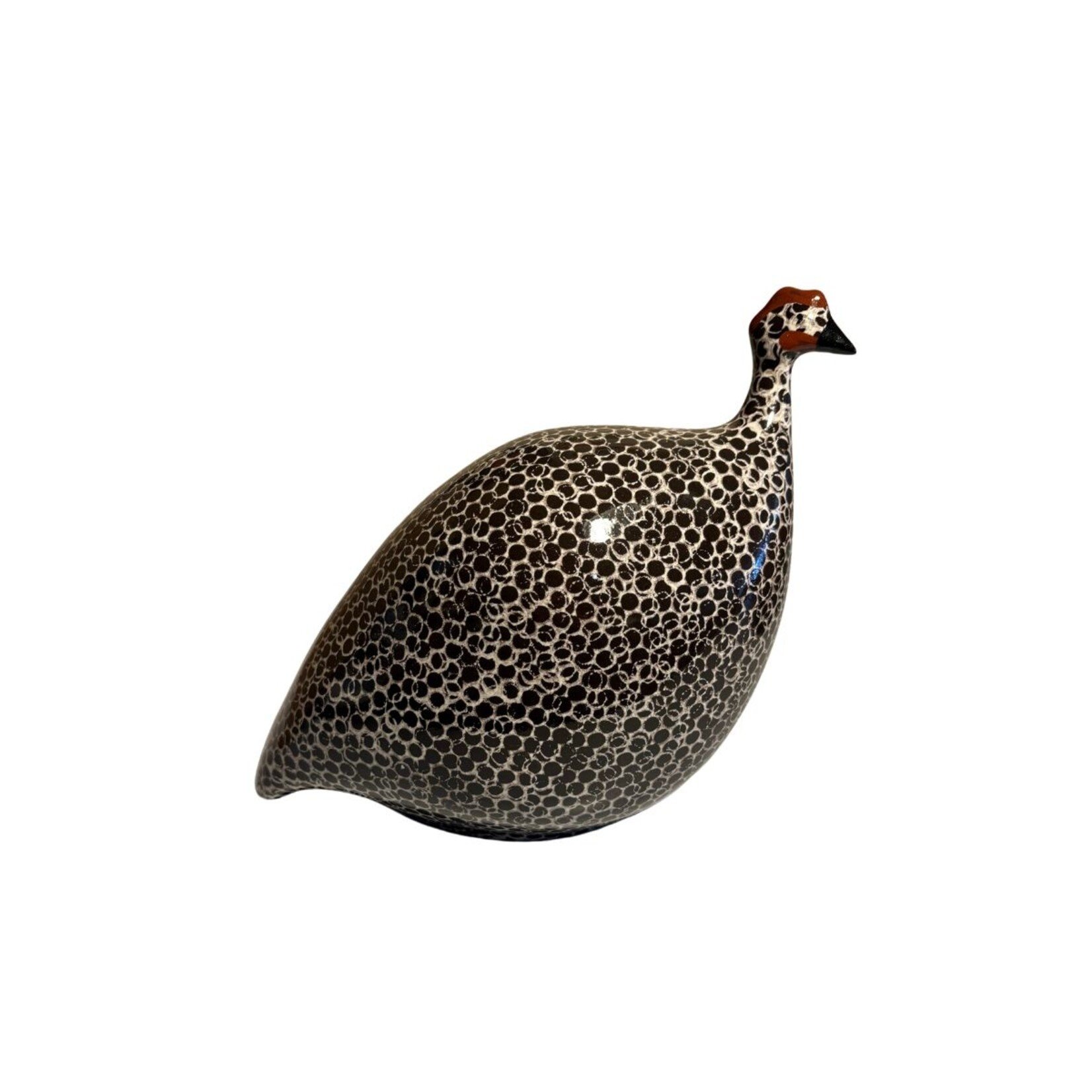 Lussan Black Speckled White French Guinea Hen