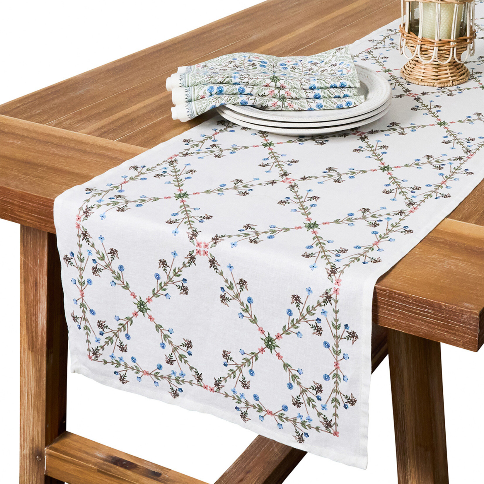 Juliska JULISKA Villa Seville 18" x 90" Table Runner - Chambray