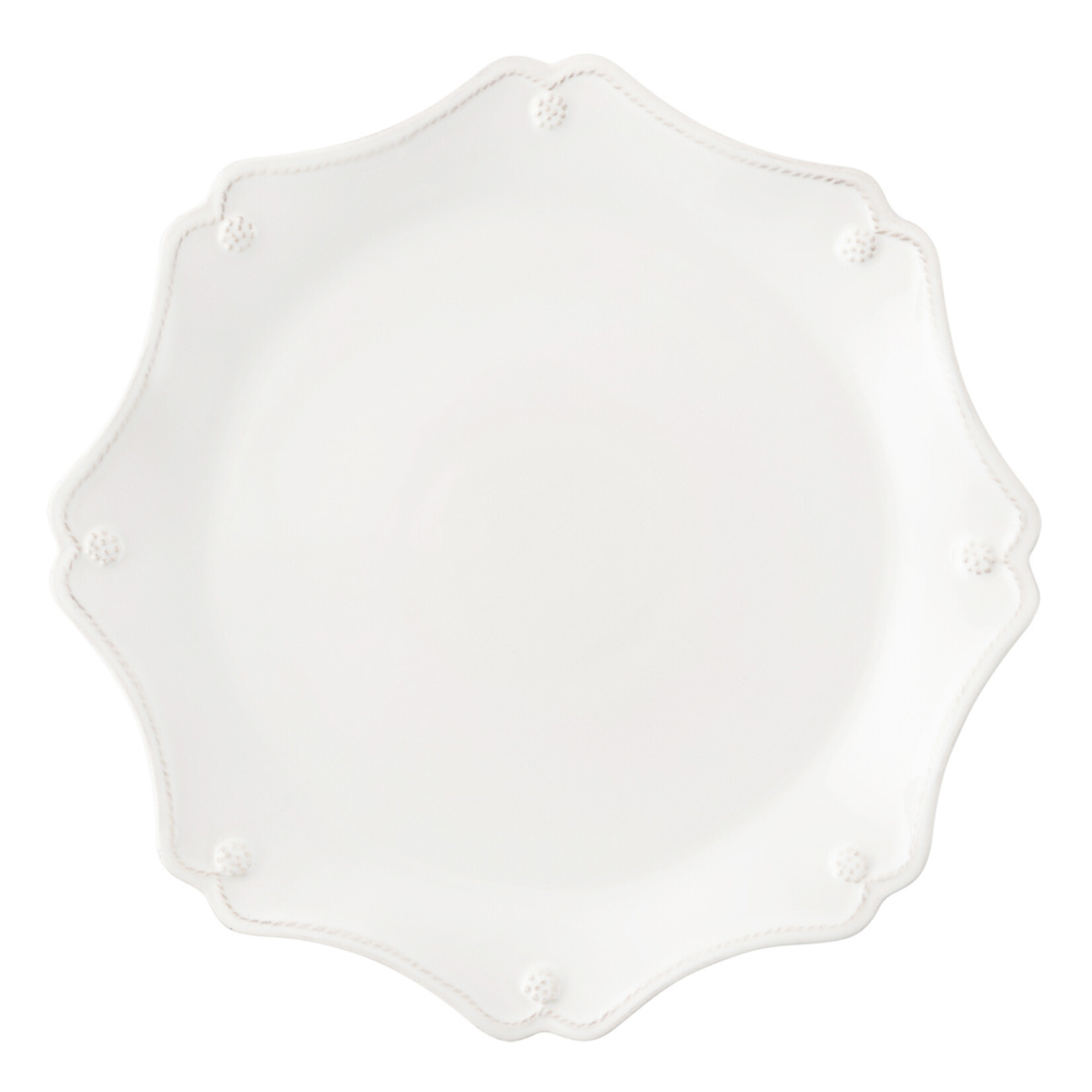 Juliska JULISKA Berry & Thread Scalloped Charger/Platter- Whitewash