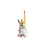 Camp Hollow Royal White Rabbit Cake Topper