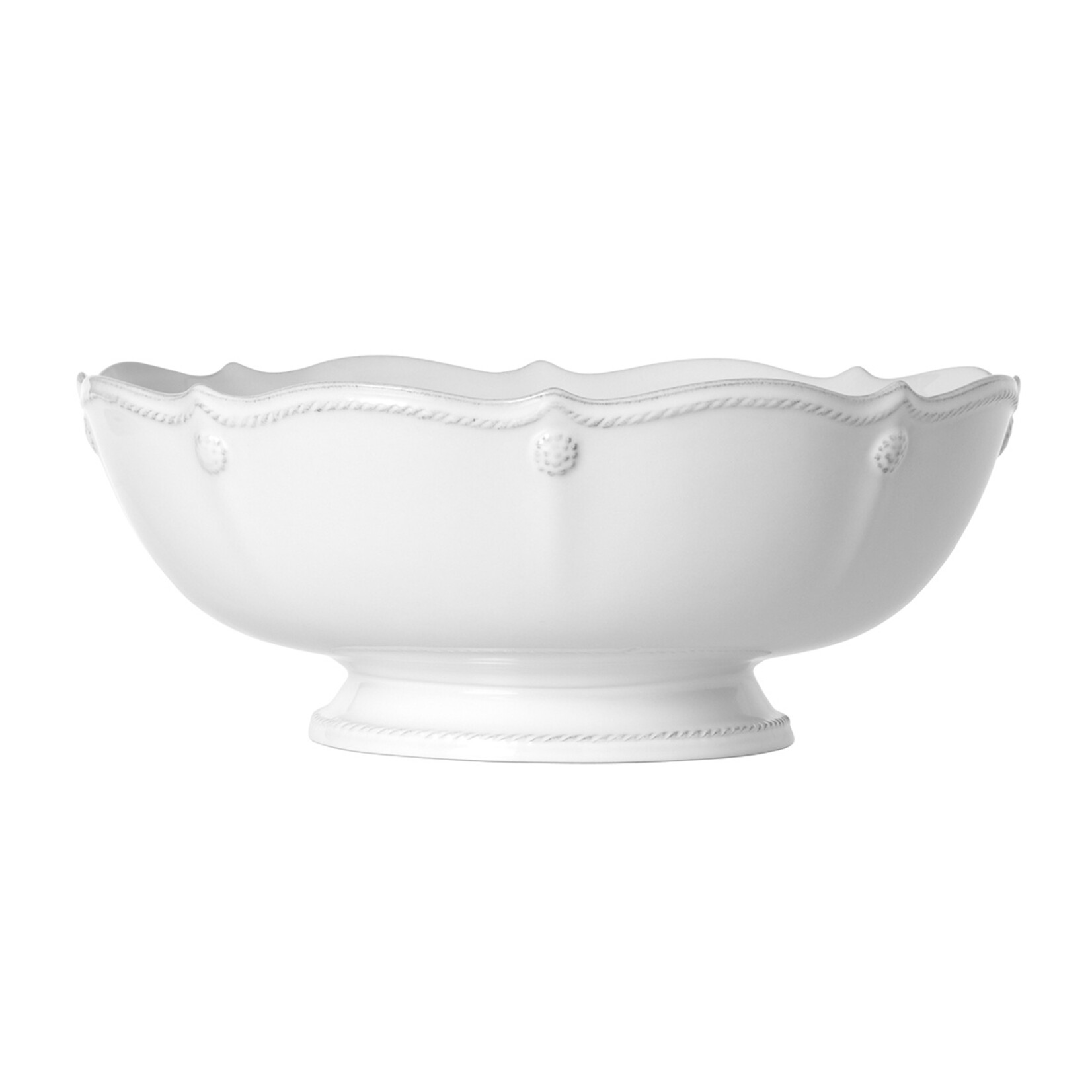 Juliska JULISKA Berry & Thread Footed Fruit Bowl- Whitewash