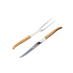Be Home, Inc. Laguiole Carving Set in Box- Olivewood