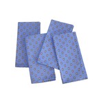 Le Cluny For Clementine & Stefan-Country French Monaco Blue Napkin- Set/4