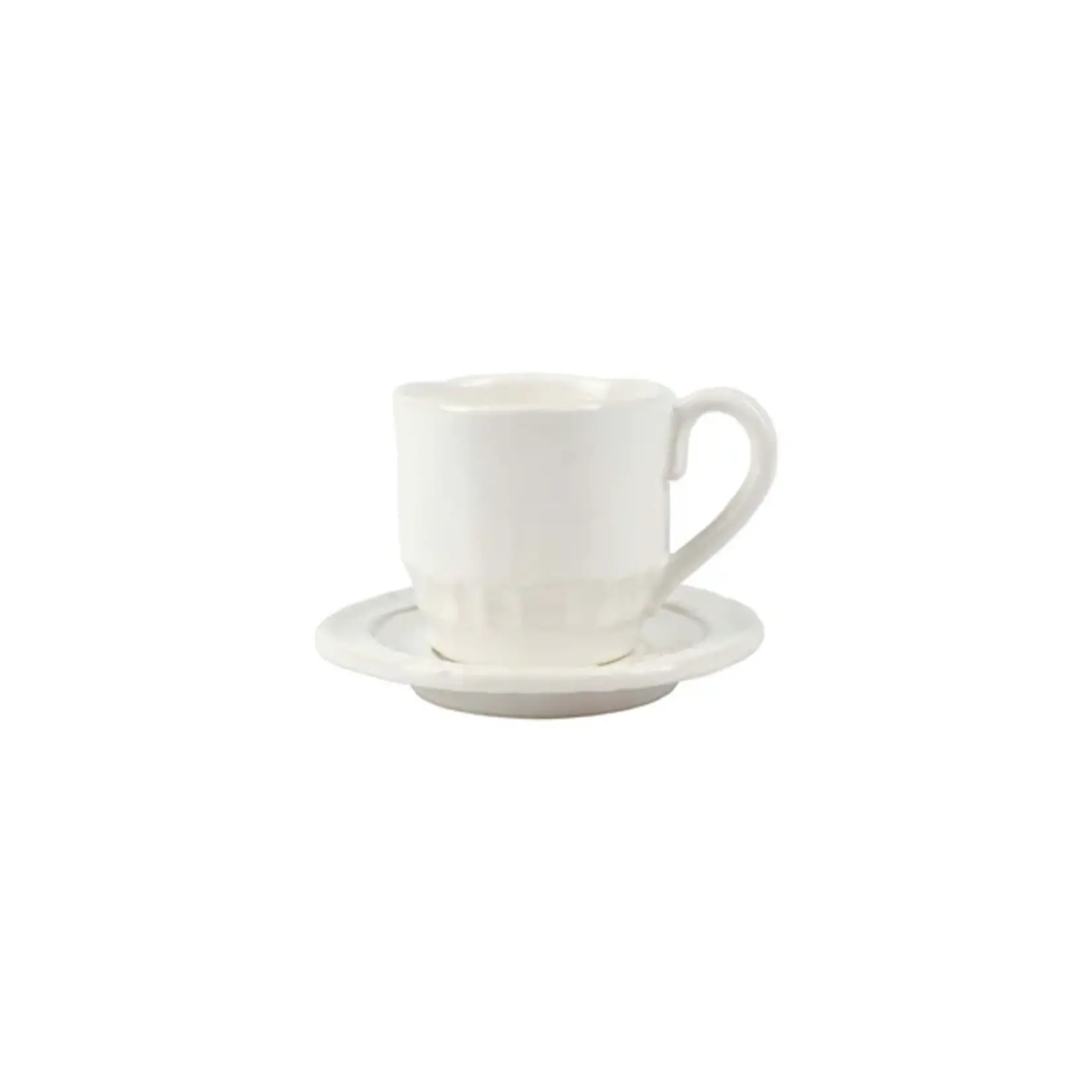 Vietri VIETRI Pietra Serena Espresso Cup Saucer