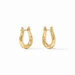 Julie Vos JULIE VOS Saratoga Hoop-Gold-Small