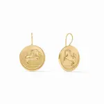 Julie Vos JULIE VOS Saratoga Horse Earring-Gold