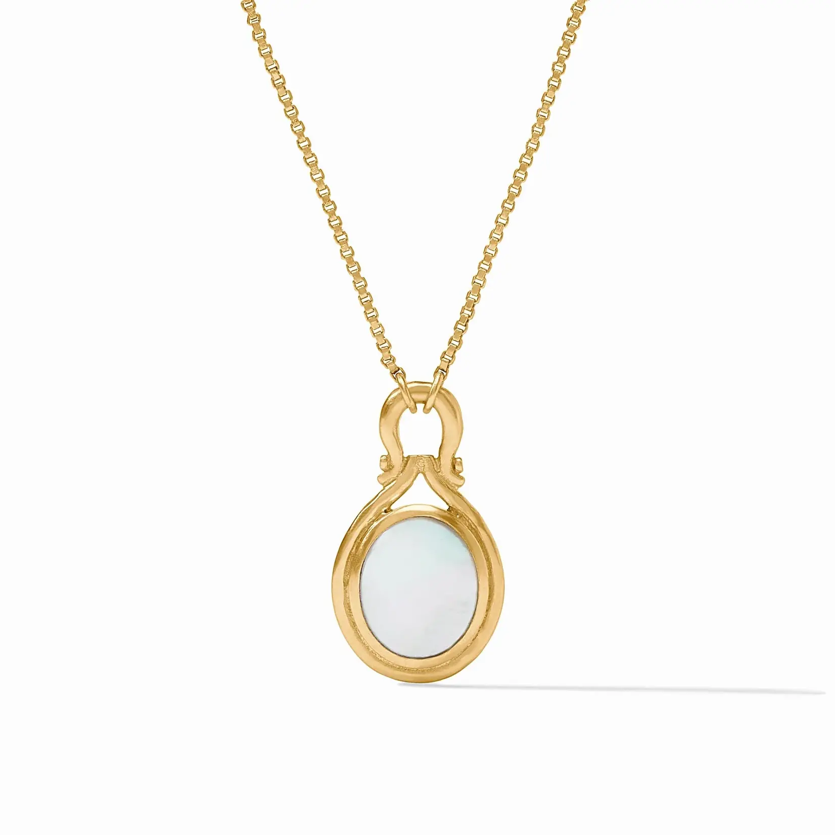 Julie Vos JULIE VOS Saratoga Delicate Necklace-Mother of Pearl
