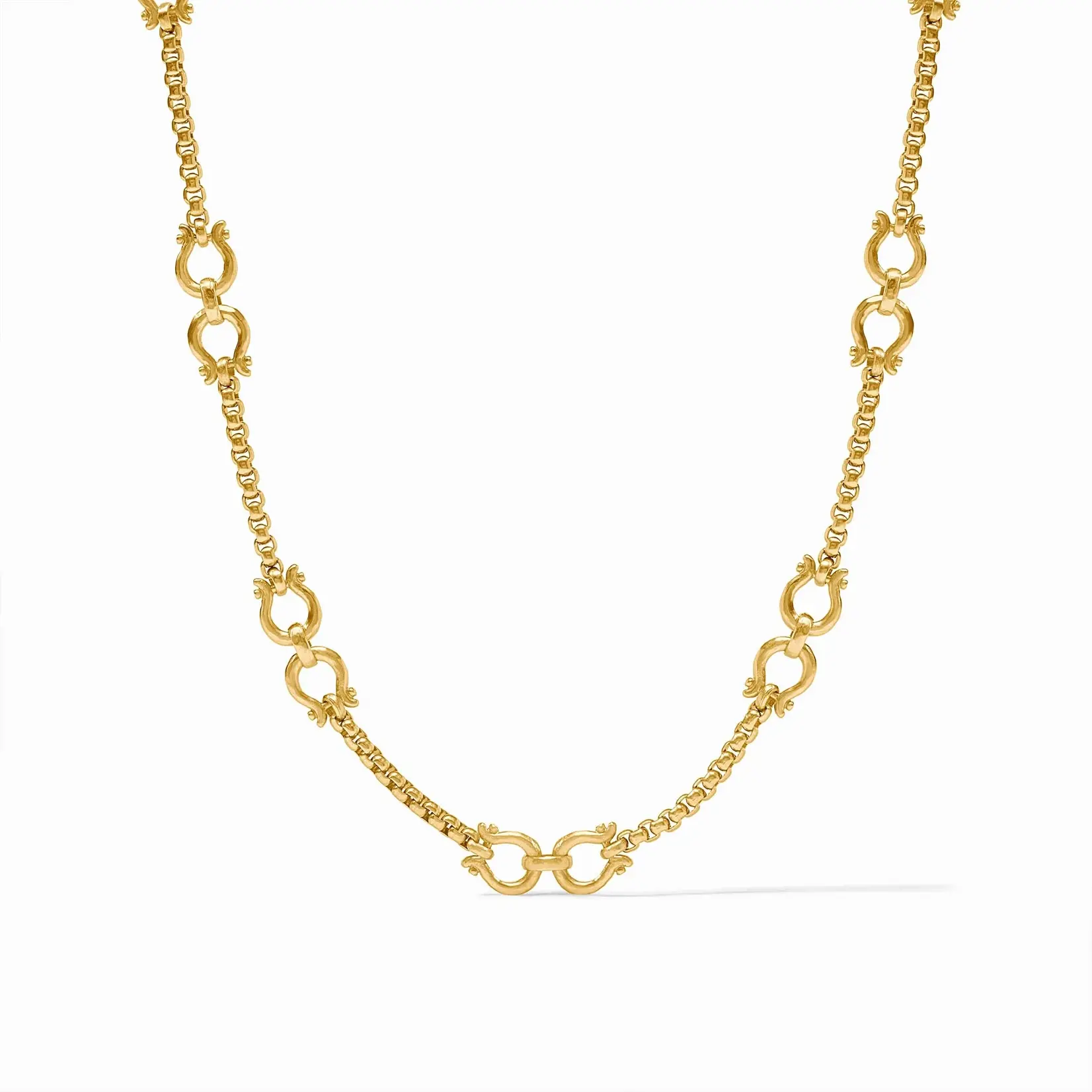 Julie Vos JULIE VOS Saratoga Demi Link Necklace-Gold