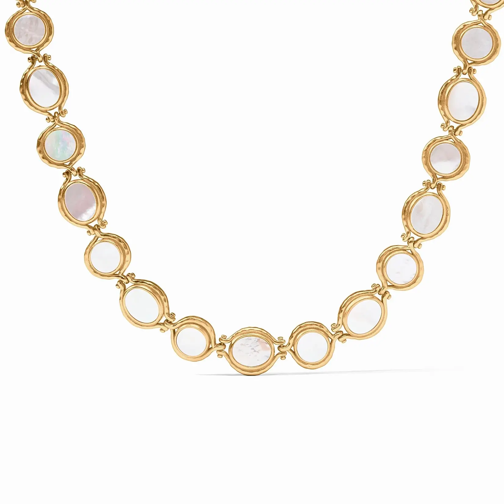 Julie Vos JULIE VOS Saratoga Tennis Necklace-Mother of Pearl