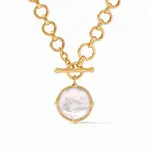 Julie Vos JULIE VOS Honeybee Demi Necklace-Iridescent Clear Crystal