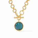 Julie Vos JULIE VOS Honeybee Demi Necklace-Iridescent Montana Blue