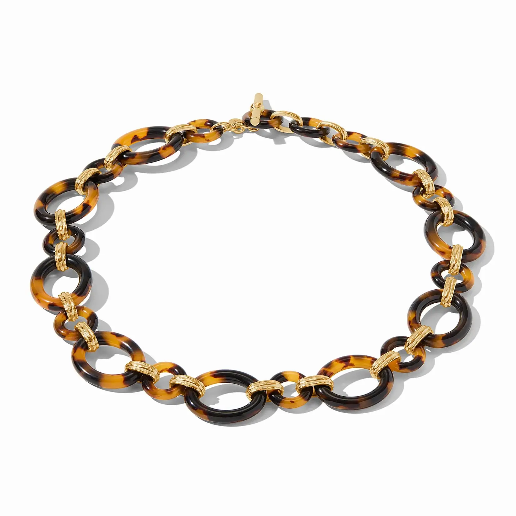 Julie Vos JULIE VOS Madison Link Necklace-Tortoiseshell