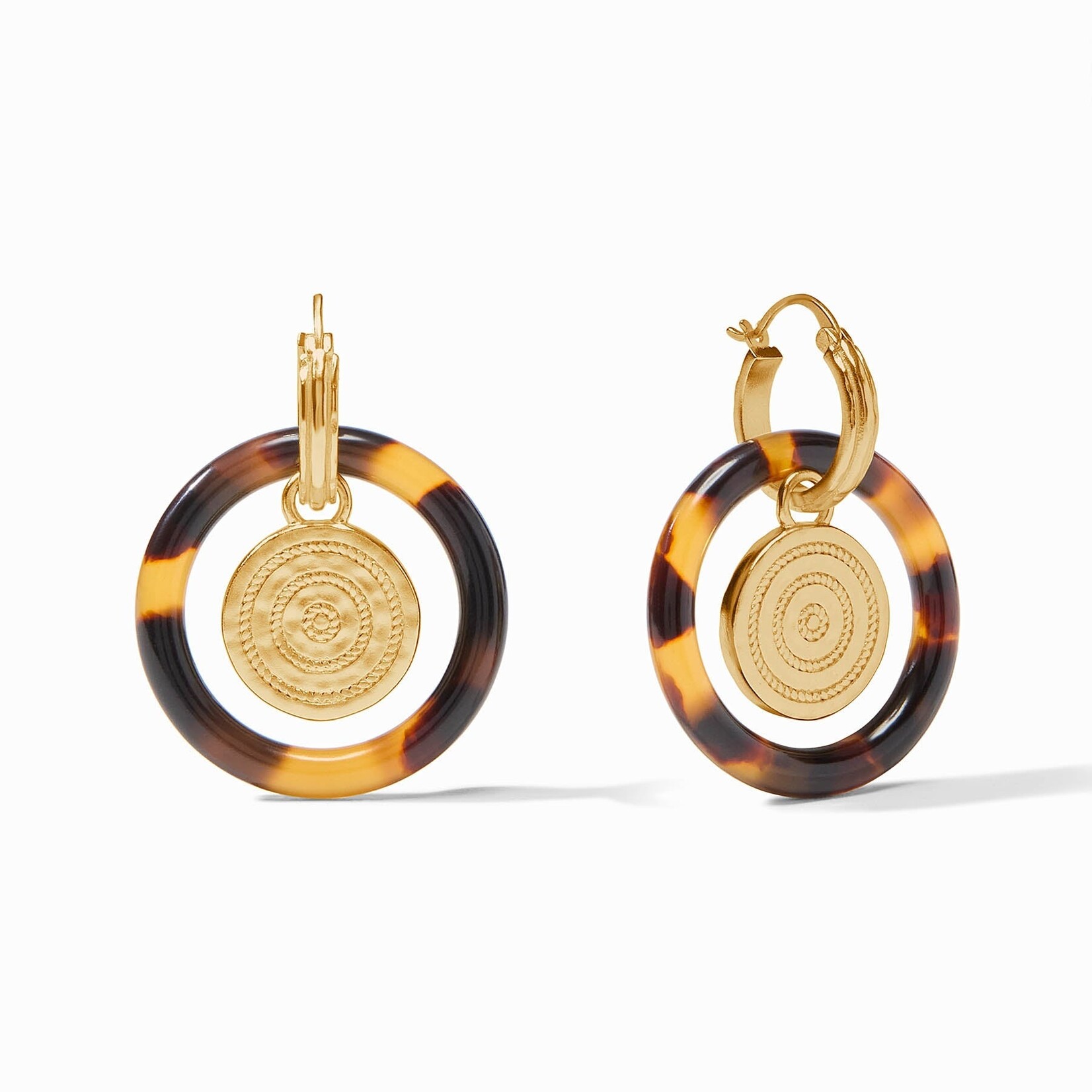 Julie Vos JULIE VOS Madison 6-in-1 Charm Earring-Tortoiseshell