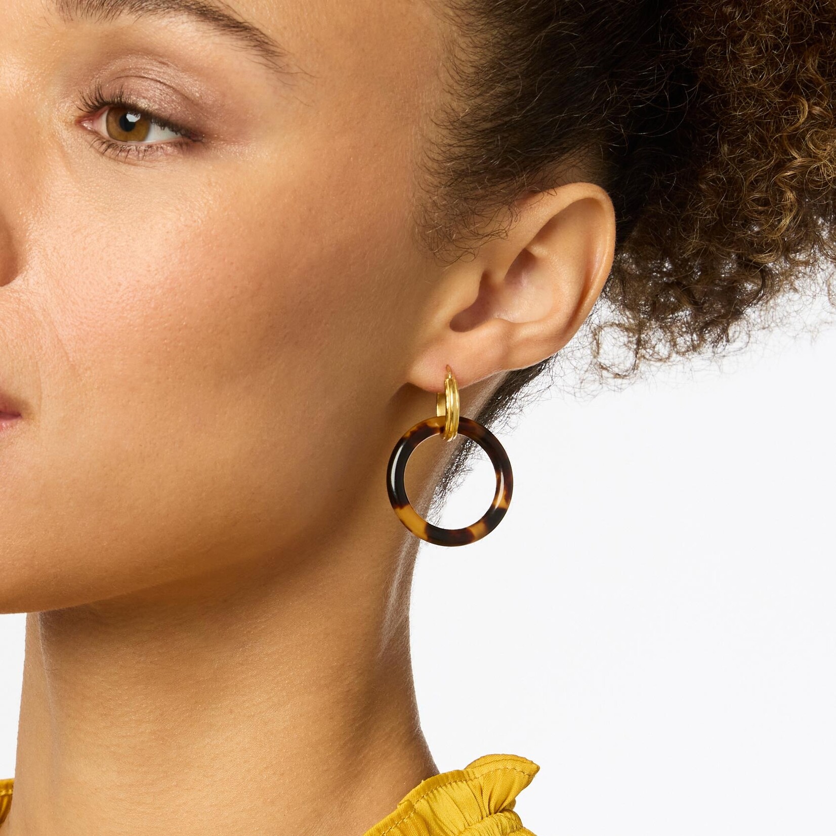 Julie Vos JULIE VOS Madison 6-in-1 Charm Earring-Tortoiseshell