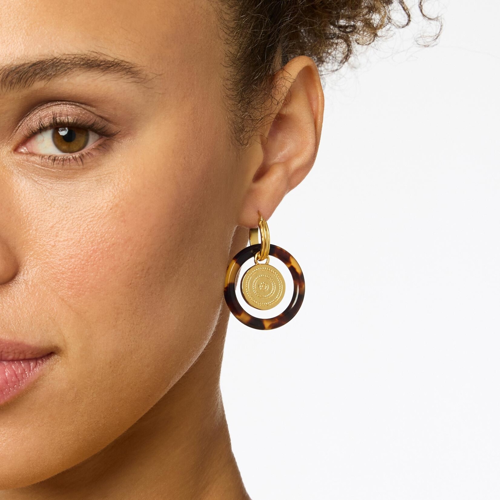 Julie Vos JULIE VOS Madison 6-in-1 Charm Earring-Tortoiseshell
