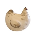 Lussan French Hen White Speckled Grey Medium