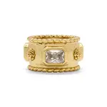 Capucine De Wulf CAPUCINE DE WULF Berry Band, Size 6 - Clear Cubic Zirconia