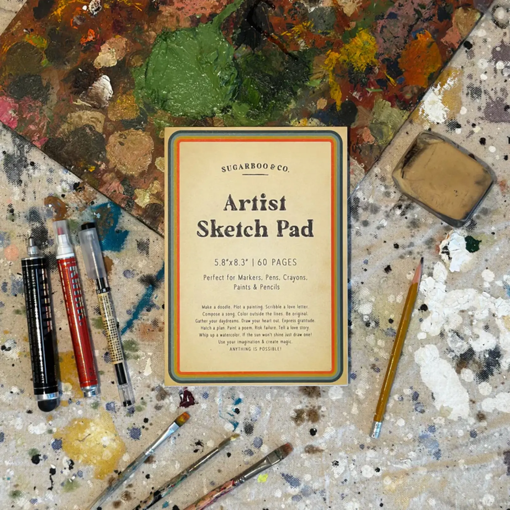 Sugarboo 5.8 x 8.3 Artist Sketch Pad