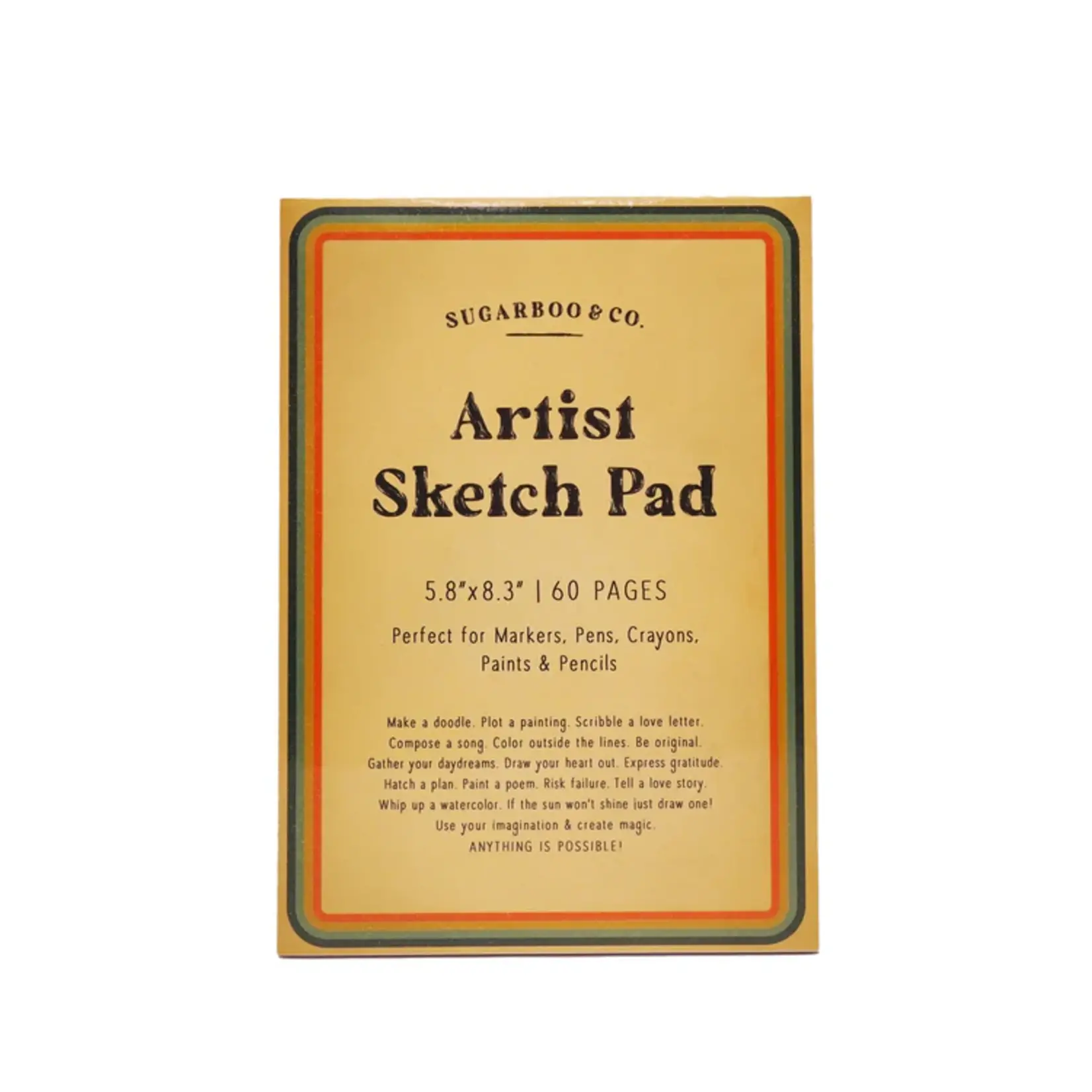 Sugarboo 5.8 x 8.3 Artist Sketch Pad
