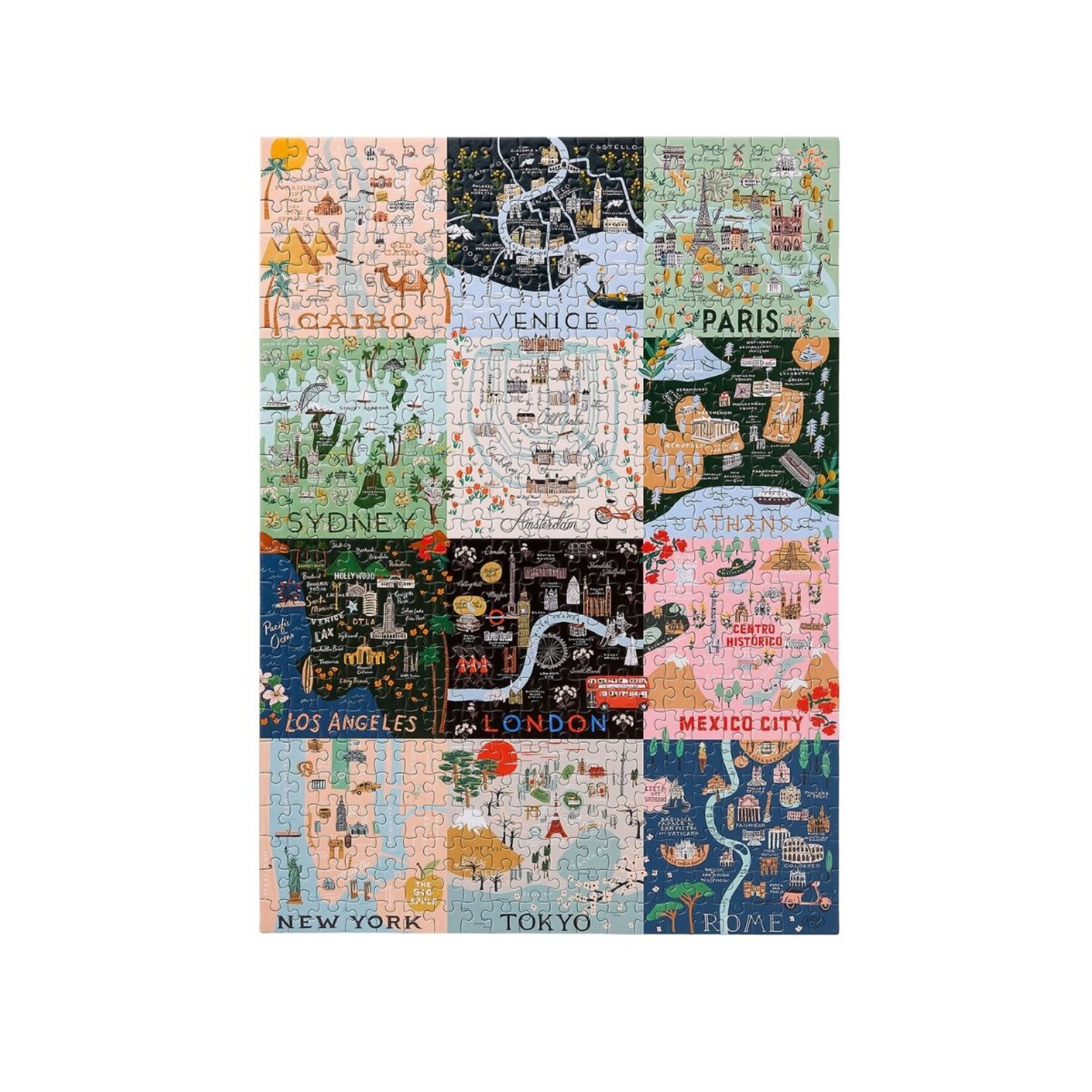 Rifle Paper Co. Rifle Paper Co. Maps Jigsaw Puzzle