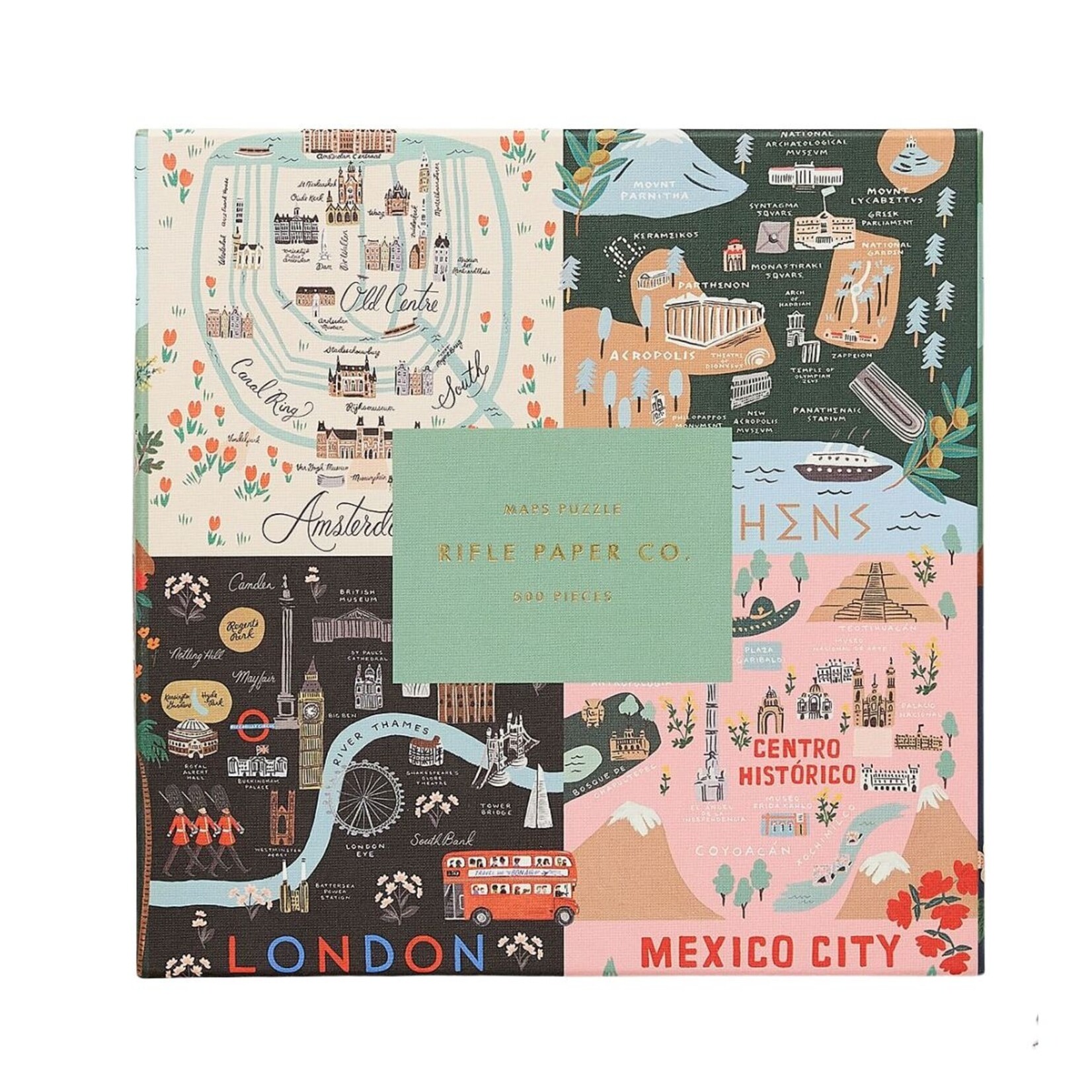Rifle Paper Co. Rifle Paper Co. Maps Jigsaw Puzzle