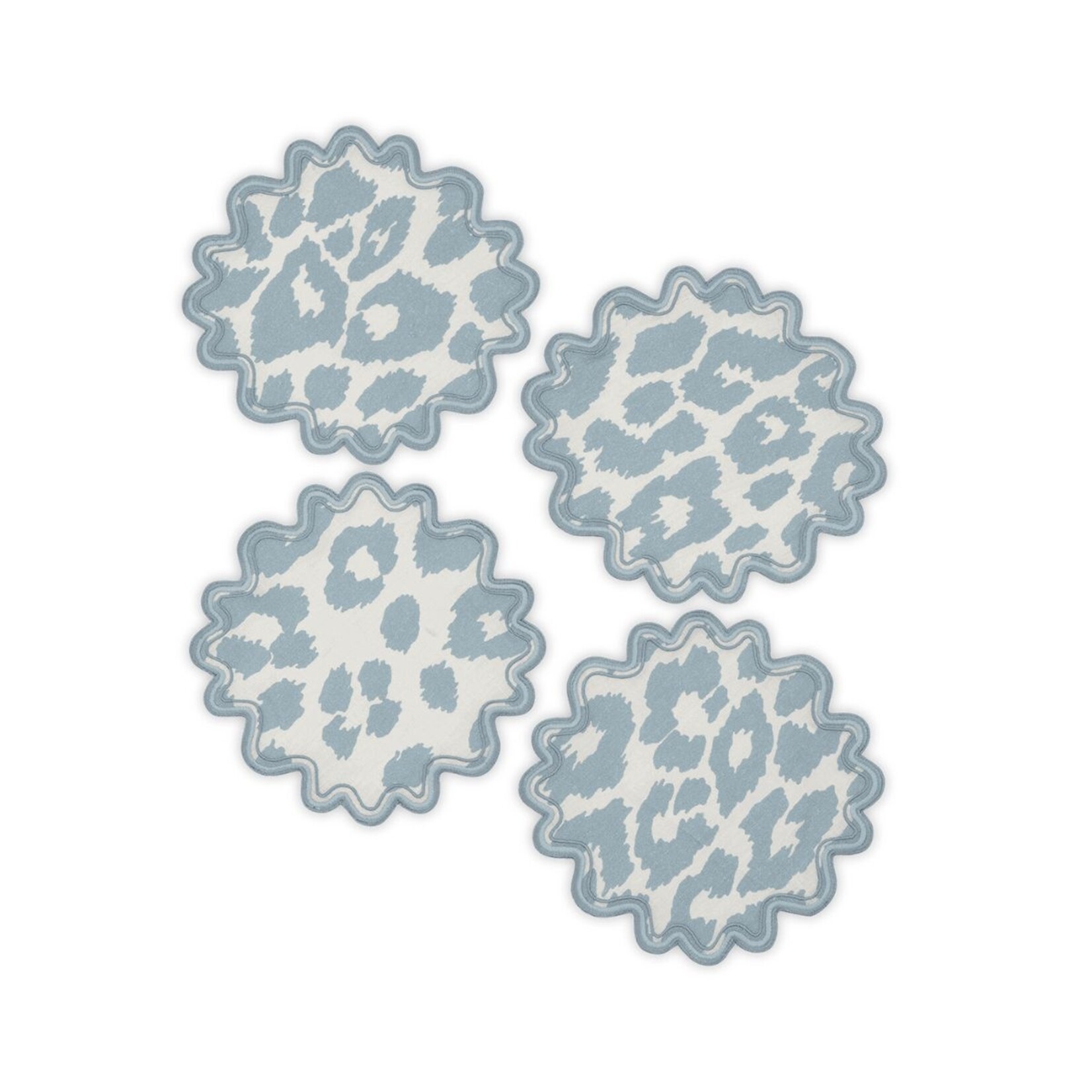 Matouk MATOUK Iconic Leopard Cocktail Napkin- Set of 4