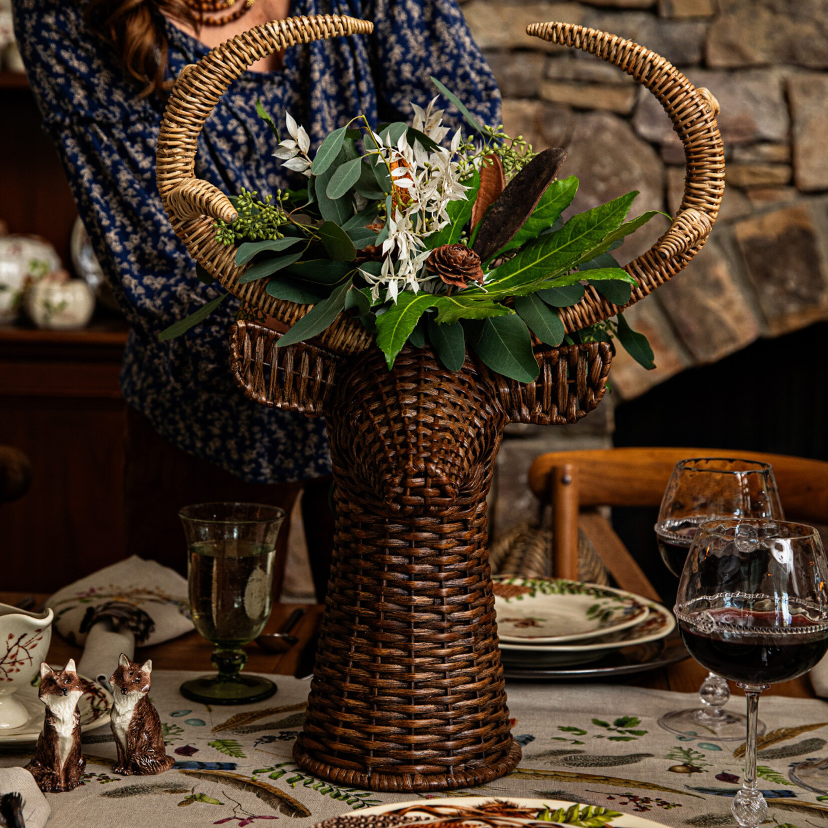 Juliska JULISKA Devon Willow Stag Vase- 22"