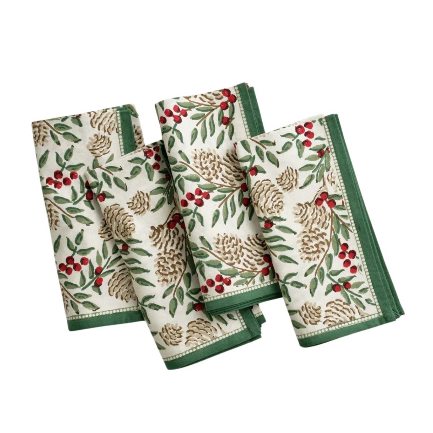 Pomegranate Christmas Garland Napkins