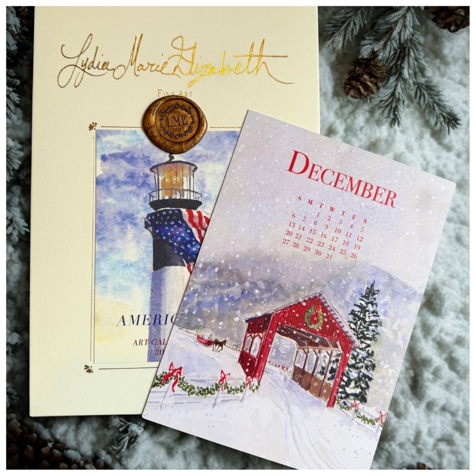 LYDIA MARIE ELIZABETH 2026 Desk Calendar