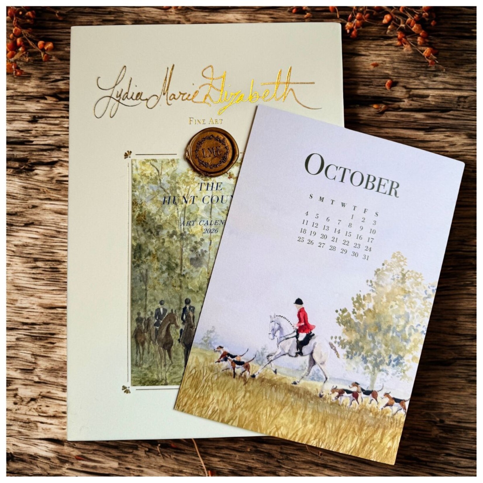 LYDIA MARIE ELIZABETH 2026 Desk Calendar