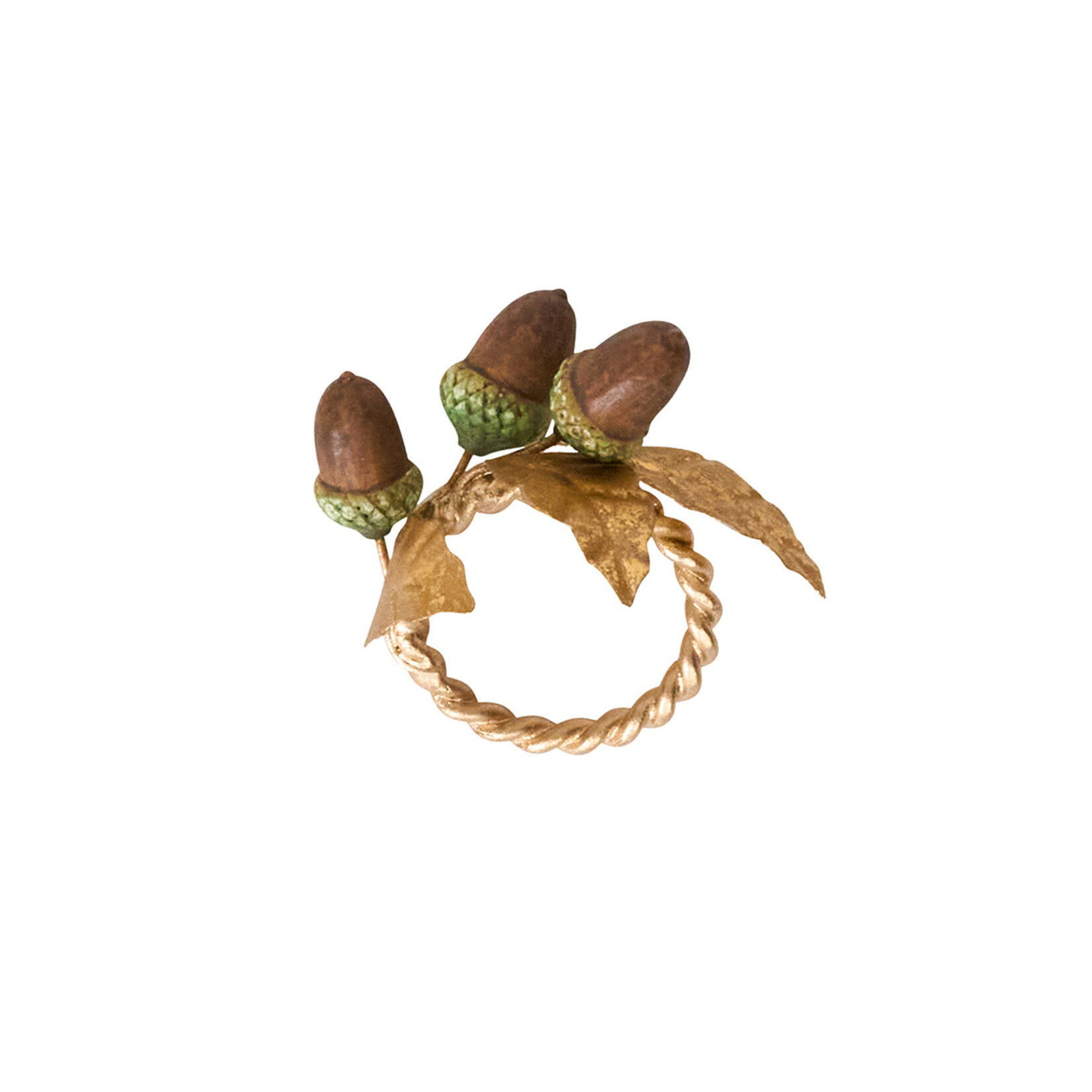 Juliska JULISKA Forest Walk Acorn Napkin Ring- Set of 4