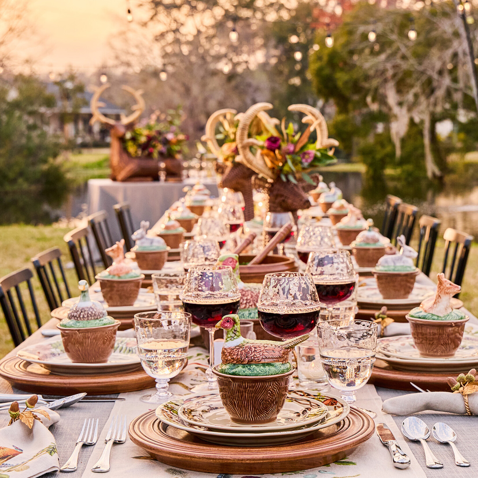 Juliska JULISKA Forest Walk Acorn Napkin Ring- Set of 4