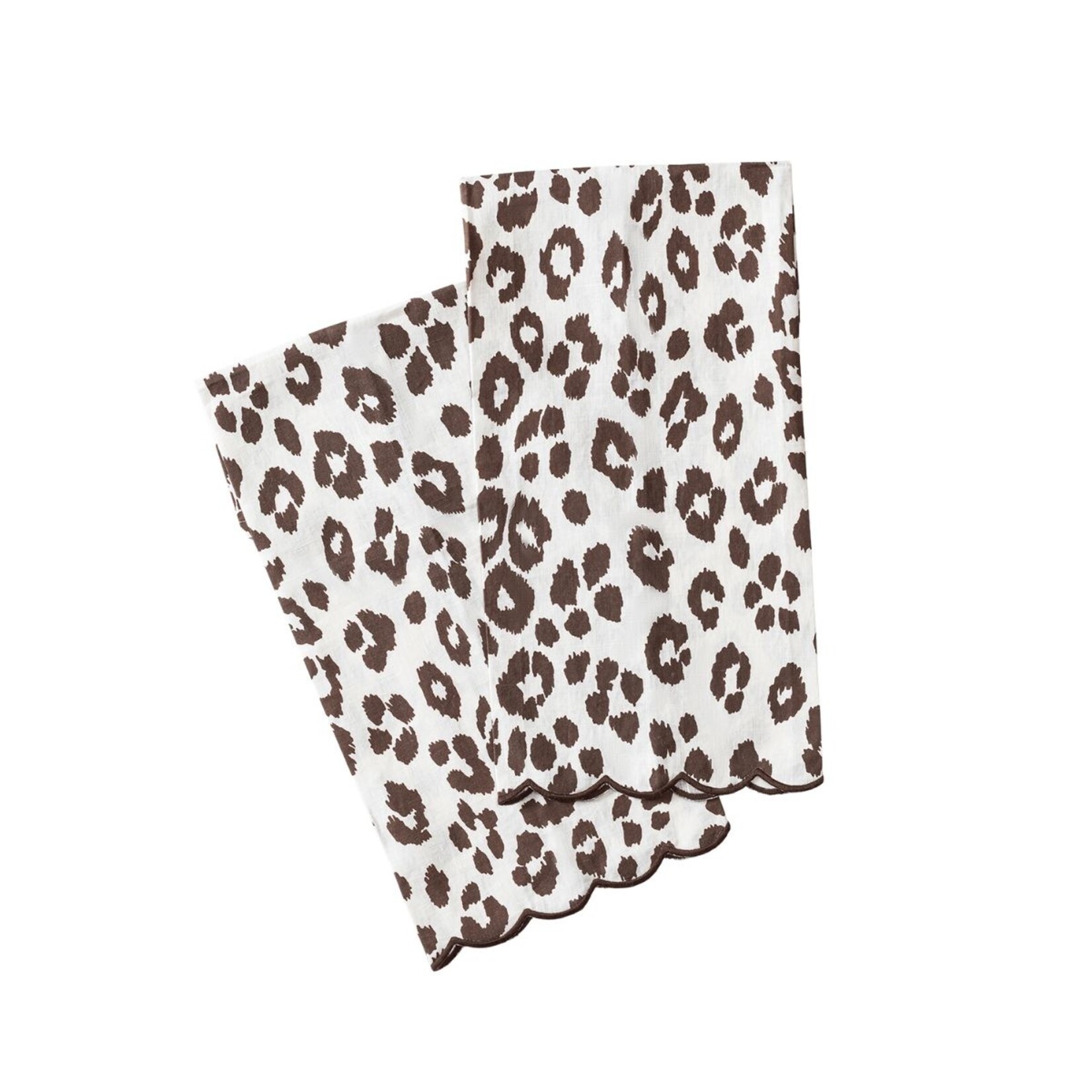 Matouk MATOUK Iconic Leopard Guest Towel- Set of 2
