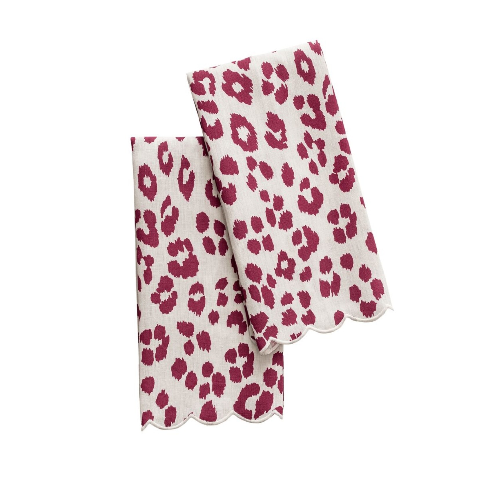 Matouk MATOUK Iconic Leopard Guest Towel- Set of 2