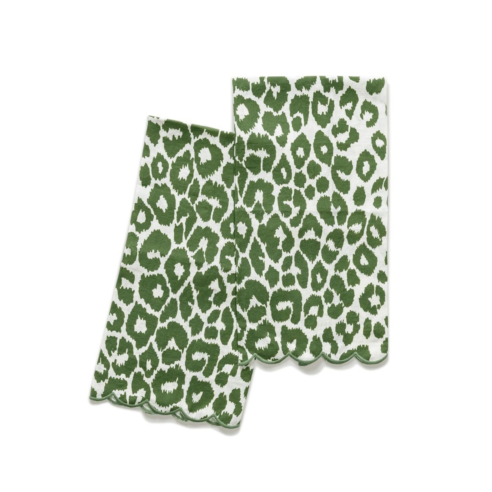 Matouk MATOUK Iconic Leopard Guest Towel- Set of 2