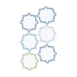 Matouk MATOUK Wave Cocktail Napkin- Set of 6