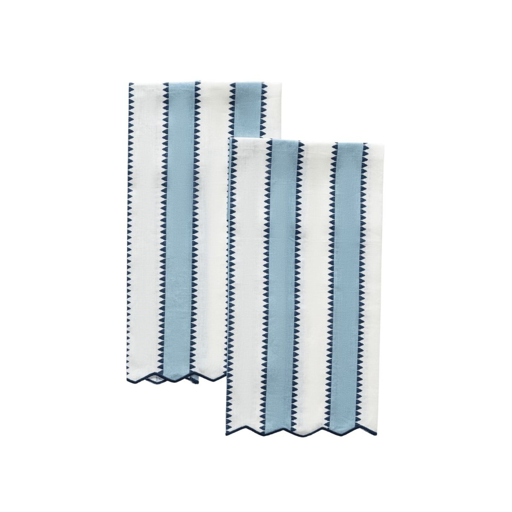 Matouk MATOUK Apollo Stripe Guest Towel- Set of 2