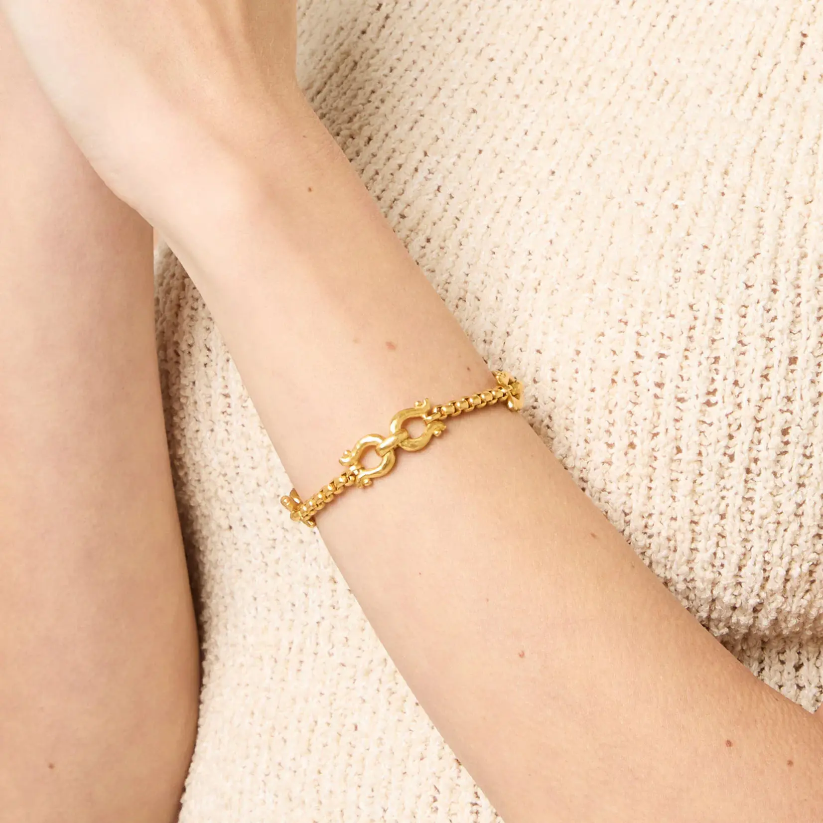 Julie Vos JULIE VOS Saratoga Demi Link Bracelet-Gold