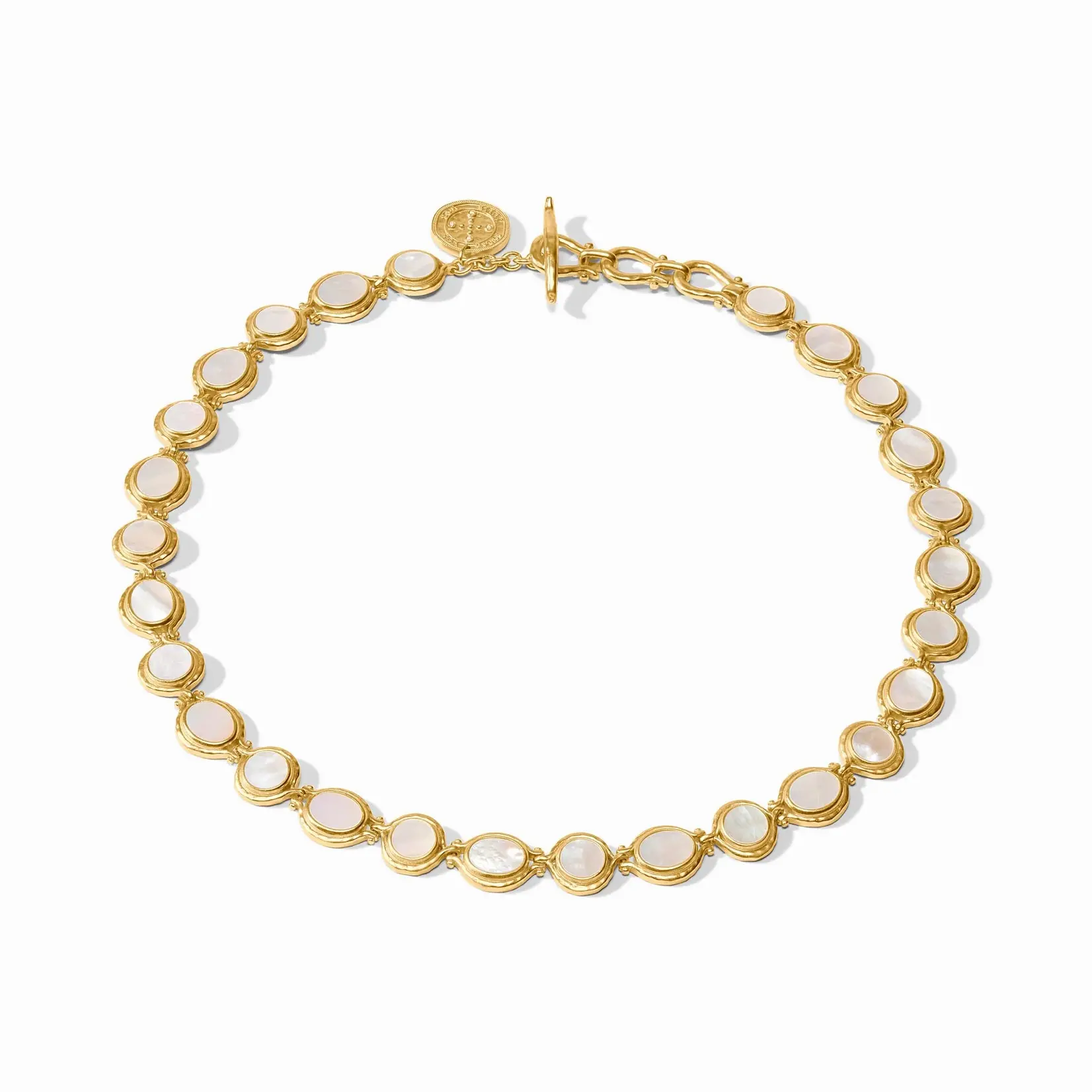 Julie Vos JULIE VOS Saratoga Tennis Necklace-Mother of Pearl