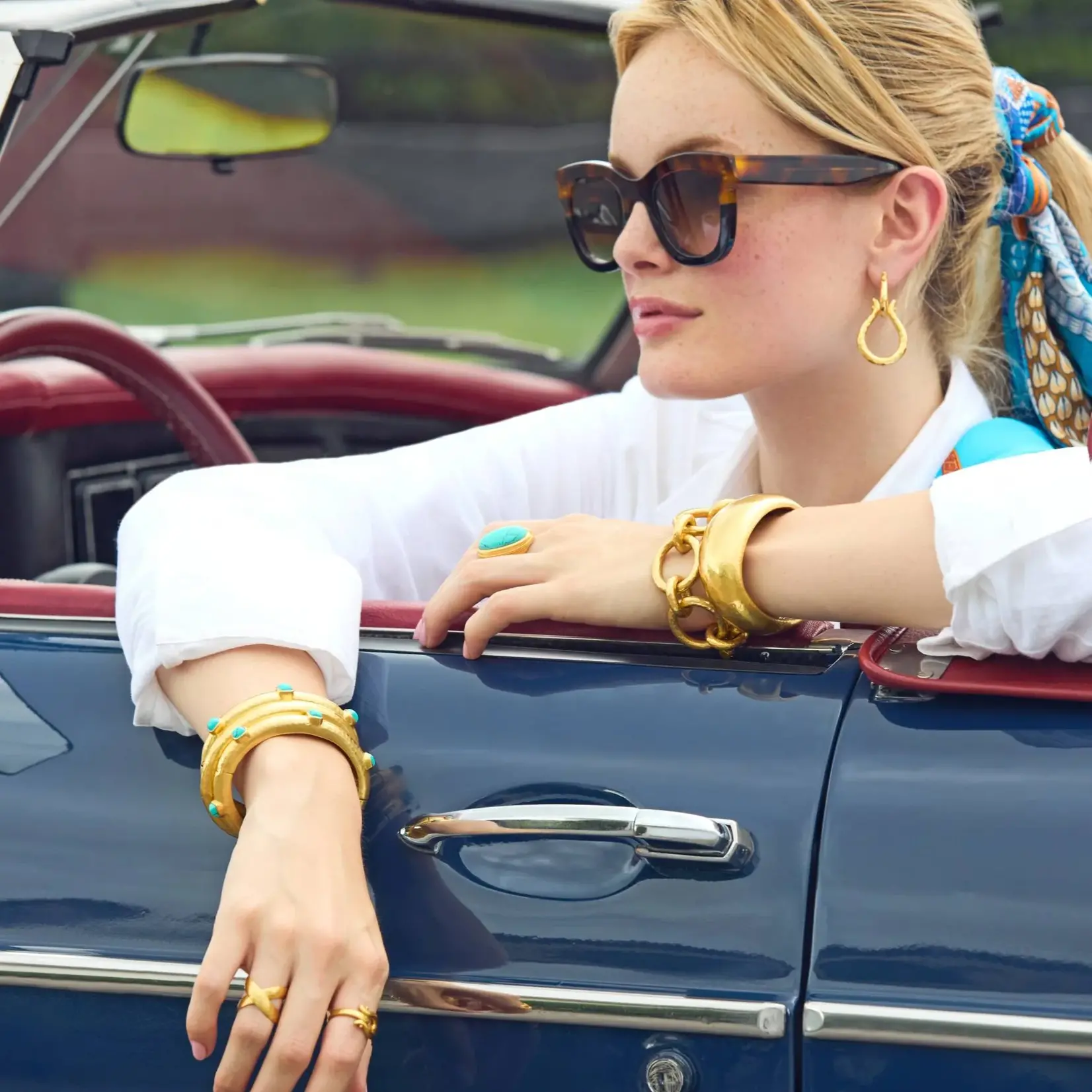 Julie Vos JULIE VOS Catalina X Ring-Gold