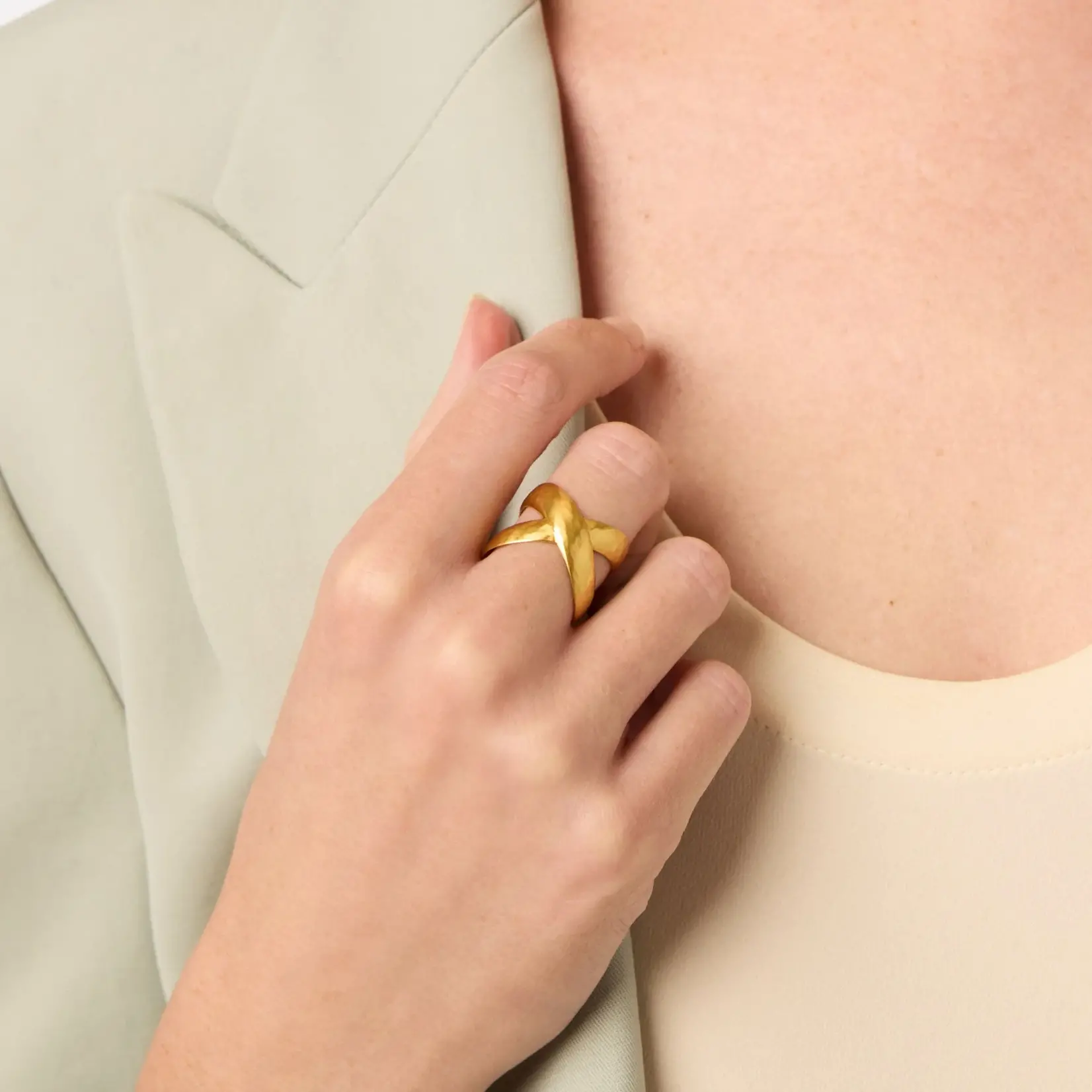 Julie Vos JULIE VOS Catalina X Ring-Gold