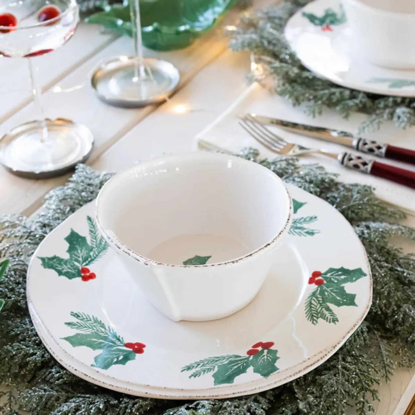 Vietri VIETRI Lastra Evergreen Stacking Cereal Bowl