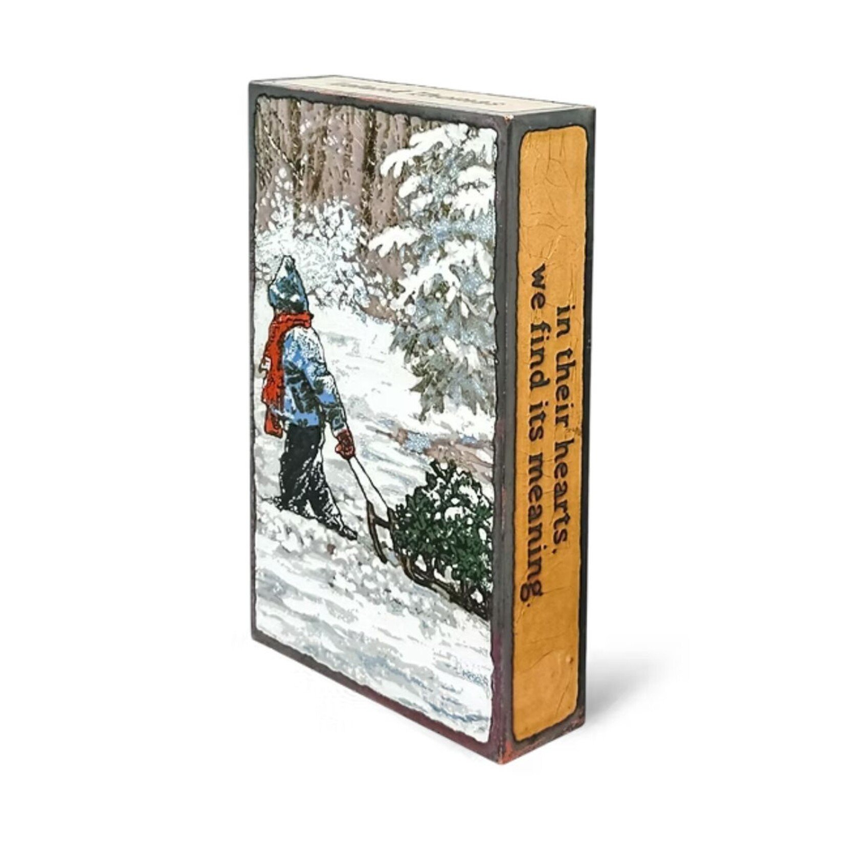 Houston Llew HOUSTON LLEW Holiday Spiritile Heart of Christmas- 305