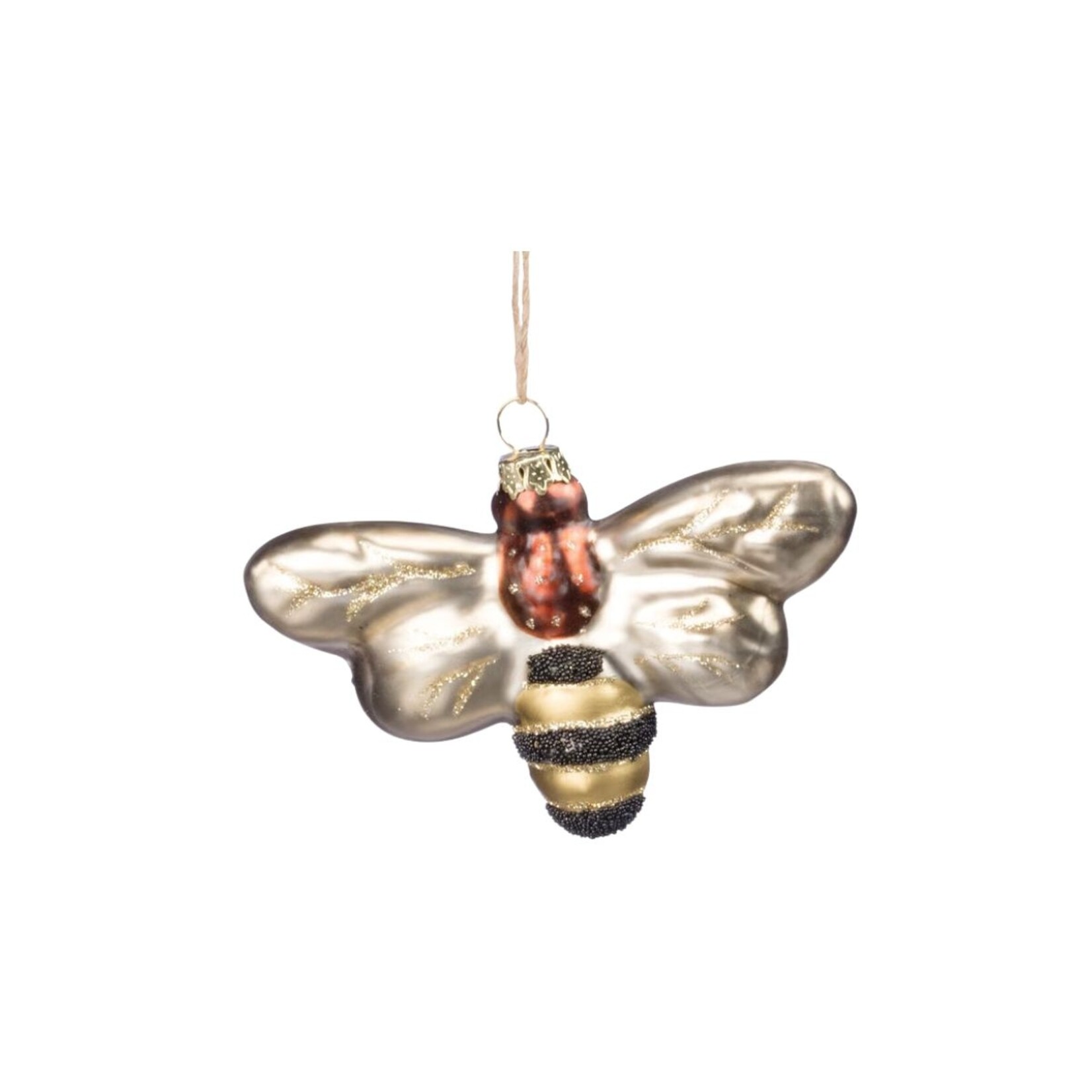 Glass Bee Ornament