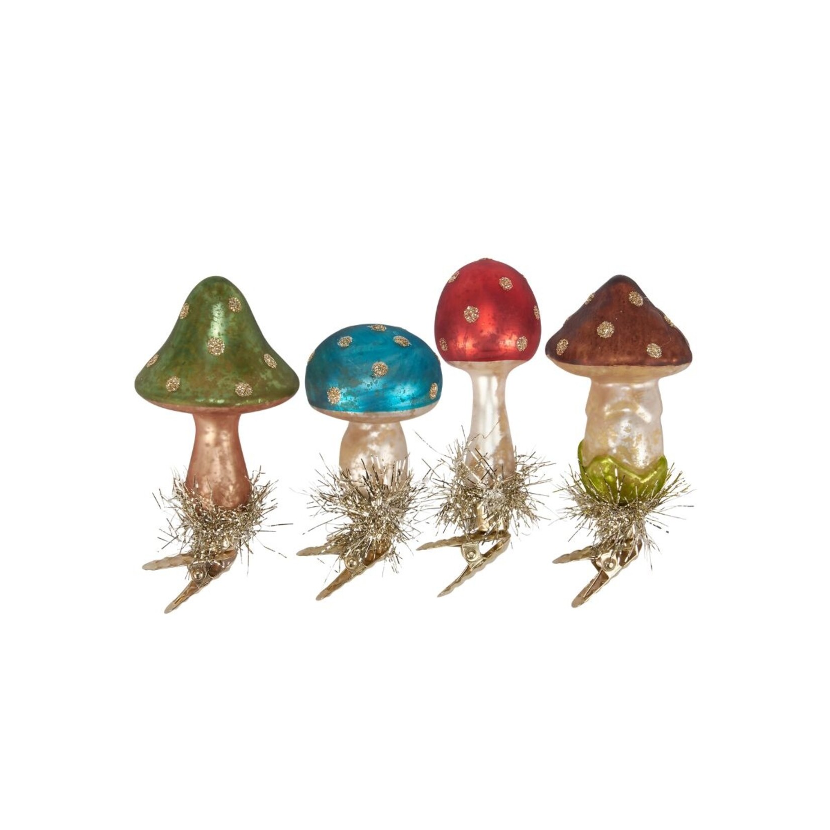 Glass Mushroom Ornament